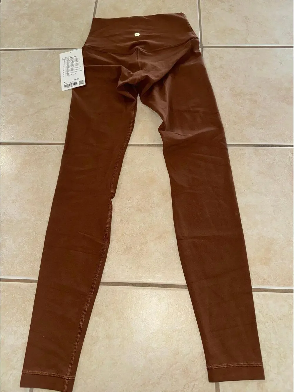 Lululemon Align High Rise 28” Roasted Brown Size 4 NWT